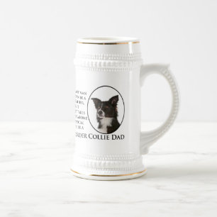 Jarra De Cerveza Border Collie Dad Stein