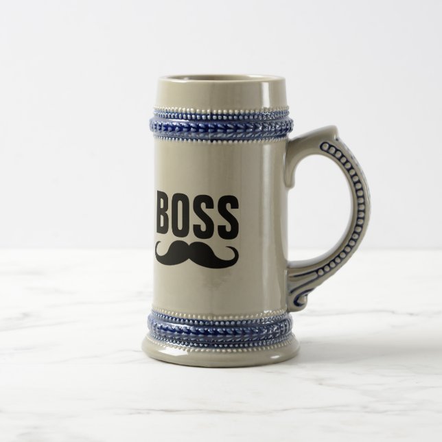 Jarra De Cerveza BOSS Mustache Mugs & Steins (Derecha)