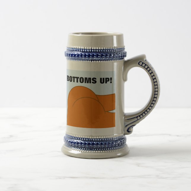 JARRA DE CERVEZA BOTONES DE ARRIBA BARE PERO FUNNY BEIN STEIN (Derecha)