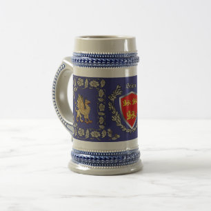 Jarra De Cerveza Brien/Bryan Irish Shield Griffin Stein