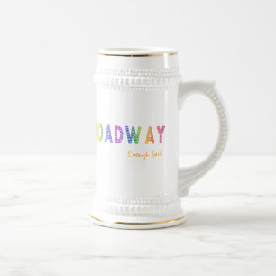 Jarra De Cerveza Broadway bastante dijo a Stein