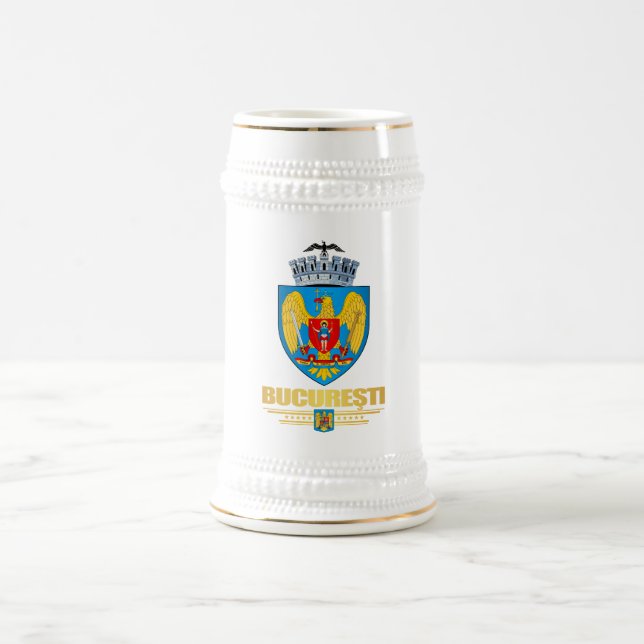 Jarra De Cerveza Bucuresti (Bucarest) COA (Centro)