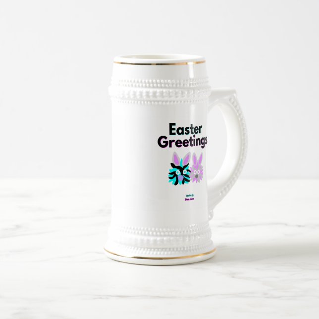 Jarra De Cerveza Bunny Fuzzies Stein Mug (Anverso derecho)