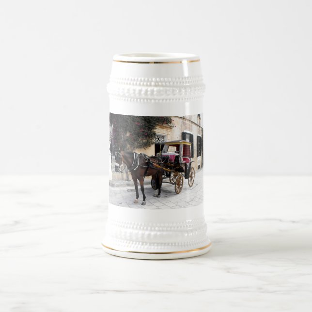 Jarra De Cerveza Caballo y carruaje, Mdina, Malta (Centro)