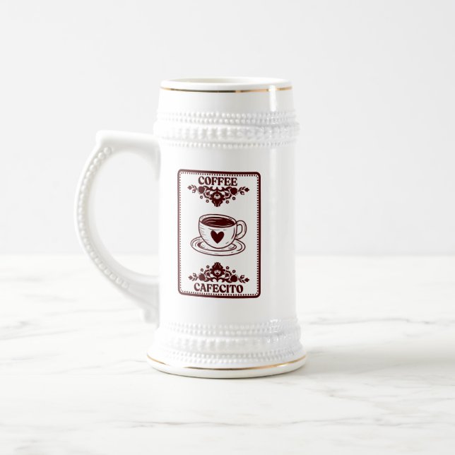 Jarra De Cerveza café/café-taza (Izquierda)