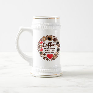 Jarra De Cerveza Café: Mi momento favorito del día –Divertido y est