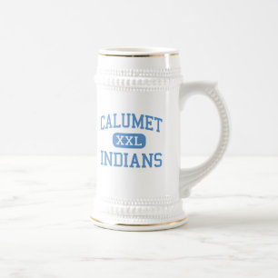 Jarra De Cerveza Calumet - indios - High School secundaria -