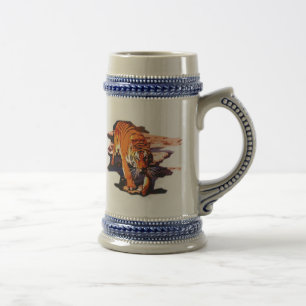Jarra De Cerveza Camino de tigres