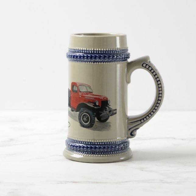 Jarra De Cerveza Camión antiguo Stein del carro del poder (Derecha)