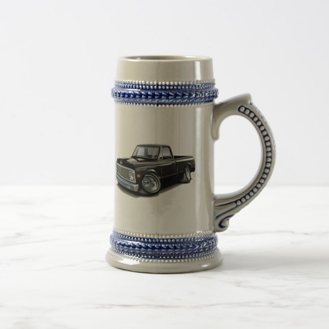 Jarra De Cerveza Camión negro 1970-72 de Chevy C10 (Derecha)