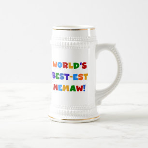 Jarra De Cerveza Camisetas brillantes de los colores del Mejor-est