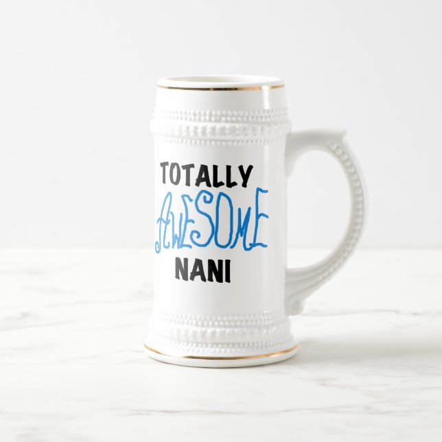 Jarra De Cerveza Camisetas Nani azul y regalos todoscientos (Derecha)