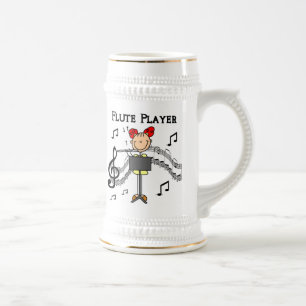 Jarra De Cerveza Camisetas y regalos de chica figura de palo tocand