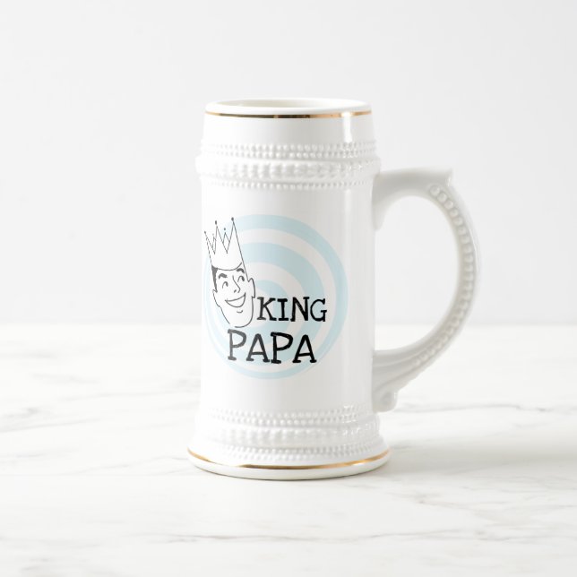 Jarra De Cerveza Camisetas y regalos de King Papa (Derecha)