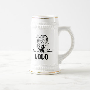 Jarra De Cerveza Camisetas y regalos nuevos Lolo sonrientes