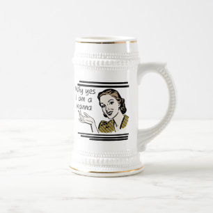 Jarra De Cerveza Camisetas y regalos retros de Nanna