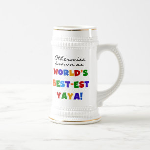 Jarra De Cerveza Camisetas y regalos Yaya más conocidos