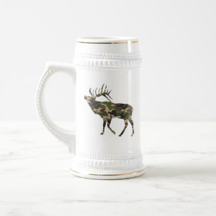 Jarra De Cerveza Camo de Alce Macho