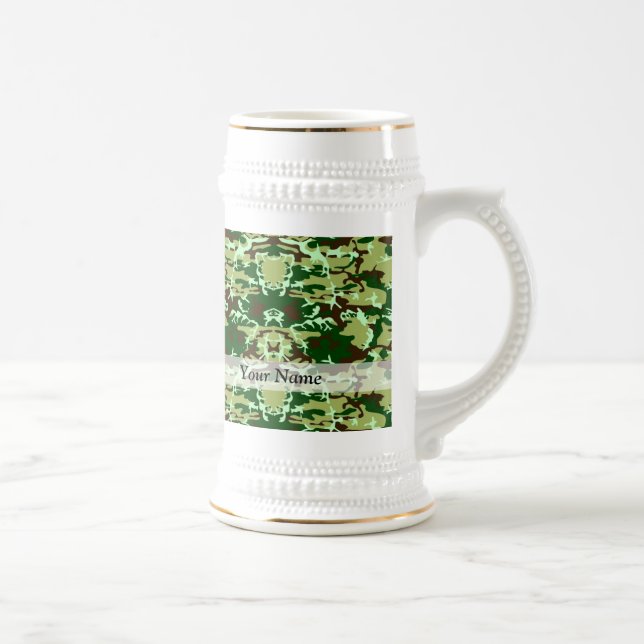 Jarra De Cerveza Camo verde (Derecha)