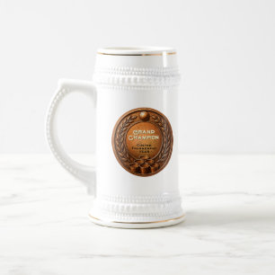 Jarra De Cerveza Campeonato de Beer Pong de Medallas de Bronce