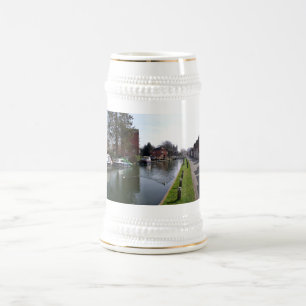 Jarra De Cerveza Canal Kennet y Avon en Newbury