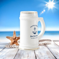 Capitán Náutico Nombre de Barco Personalizado Puer