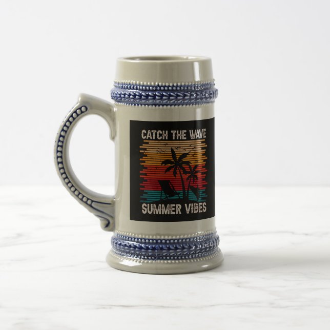 Jarra De Cerveza Captar Las Ondas De Verano (Izquierda)