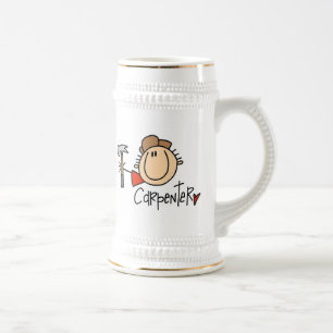 Jarra De Cerveza Carpintero masculino