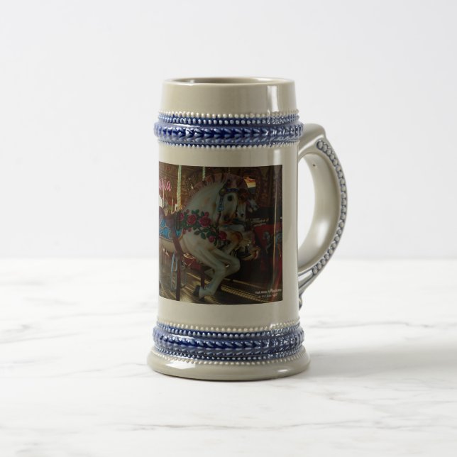 Jarra De Cerveza Carrusel Carnaval Feria de Carnaval Caballo Merry  (Anverso derecho)