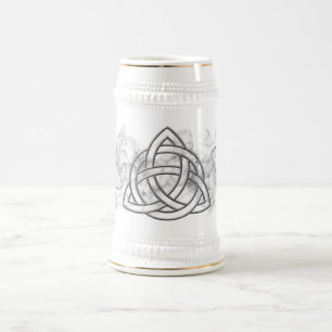 Jarra De Cerveza Cartabón de plata de Triquetra