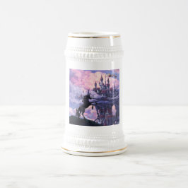 Jarra De Cerveza Castillo de Unicornio