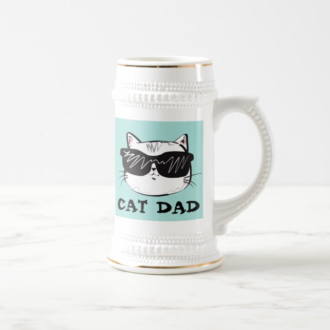 JARRA DE CERVEZA CAT DAD BEER STEIN (Derecha)