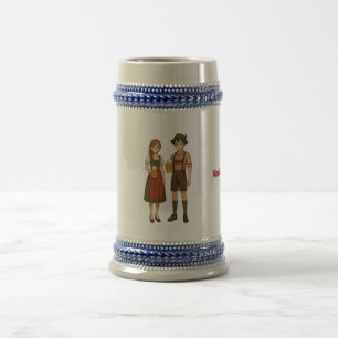Jarra De Cerveza Cata de cerveza durante el Oktoberfest en Múnich,