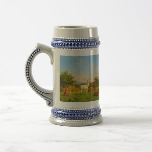 Jarra De Cerveza Cerveza Blanca En Campo Abierto Naturaleza Vida Si