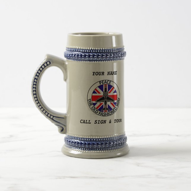 JARRA DE CERVEZA CERVEZA BRITÁNICA STEIN DE JTAC (Izquierda)