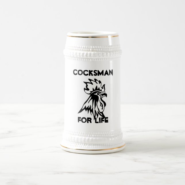 JARRA DE CERVEZA CERVEZA COCKSMAN STEIN (Centro)