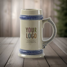 Cerveza de Personalizado cerámica Stein con logoti