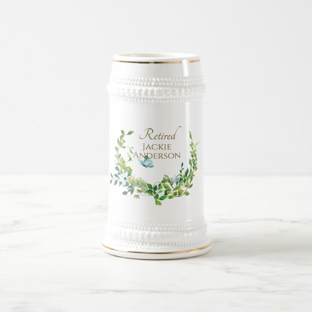 Jarra De Cerveza Cerveza de retiro personalizada Stein Botanical Go (Centro)