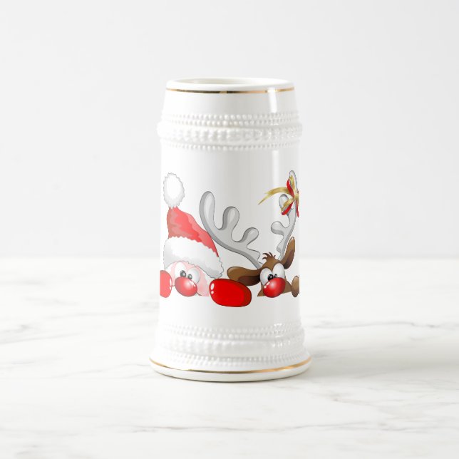 Jarra De Cerveza Cerveza divertida Stein del dibujo animado de (Centro)