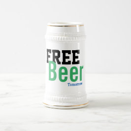 Jarra De Cerveza cerveza gratis mañana divertido día de san patrick