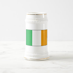 Jarra De Cerveza Cerveza irlandesa Stein de la bandera con los