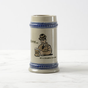 Jarra De Cerveza Cerveza sana Stein de la bebida