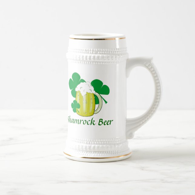 Jarra De Cerveza Cerveza Shamrock (Derecha)