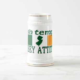 Jarra De Cerveza Cerveza Stein de la actitud del jersey de