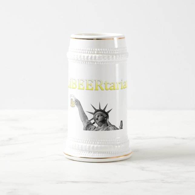 Jarra De Cerveza Cerveza Stein de LiBEERtarian (Centro)
