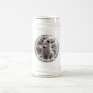 Jarra De Cerveza Cerveza Stein de los perritos del perro chino