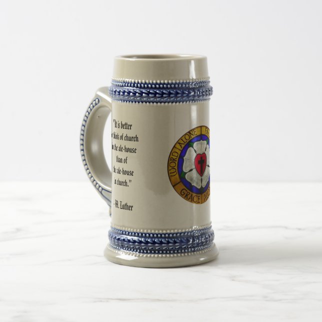 Jarra De Cerveza Cerveza Stein de Martin Luther (Anverso izquierdo)
