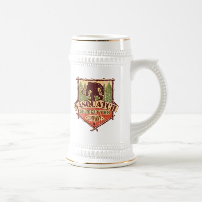 Jarra De Cerveza Cerveza Stein de Sasquatch Outfitter Company (Derecha)