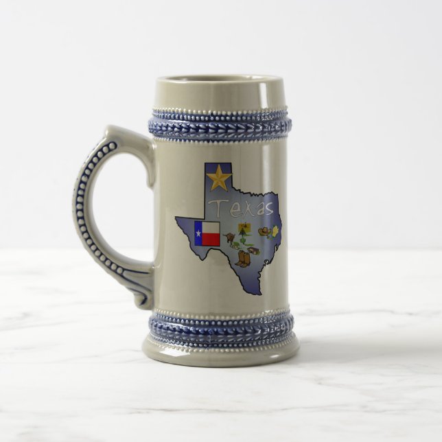 Jarra De Cerveza Cerveza Stein de Tejas (Izquierda)