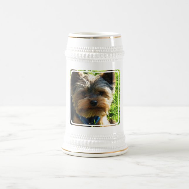 Jarra De Cerveza Cerveza Stein de Yorkshire Terrier (Centro)